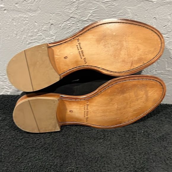 🔥🔥 TO BOOT NEW YORK Adam Dereck Black Suede Penny Loafers Italy Sz 9 - PERFECT - Picture 10 of 12